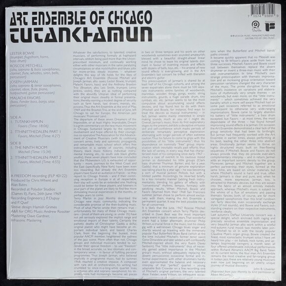 Art Ensemble of Chicago – Tutankhamun – Limited Silver Vinyl, LP, Reissue, NEW M - Picture 3 of 3